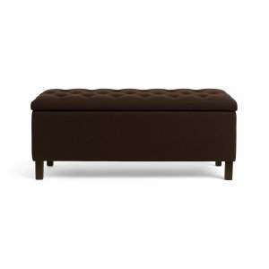 S�ngkista Hassl� 120 cm - M�rkbrun