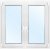 PVC-fönster - 2-glas - 2-luft - Inåtgående - U-värde 1,2