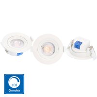 LED-spotlights 360lm - Dimbar | IP20 (3-pack)