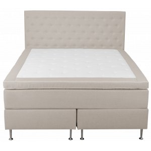 Kontinentals�ng 180x200 cm beige pocketfj�dning 5 zoner