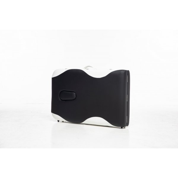 2-zons massagebänk - Svart & Vit 2-zons massagebänk - Svart & Vit