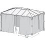 Canopia Gardinst til Martinique Pavillon 3 x 4