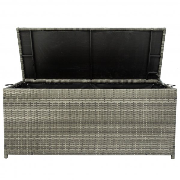 Alma tyynyrasia harmaa synteettinen rottinki Alma tyynyrasia harmaa synteettinen rottinki