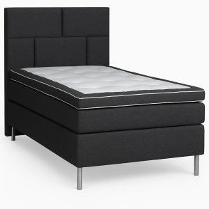 S�ng 140x200 cm - M�rkgr� - Hilton Deluxe