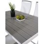 Ervalla Matgrupp (150x90) - Vit/Gr - 4 Stolar