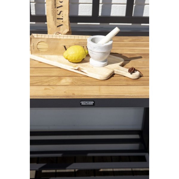 Maglehem k�ksb�nk � H�rndel � Svart/tr�