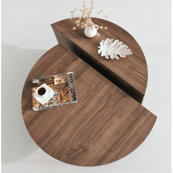 Soffbord i Valn�t 90 x 90 cm - Podium