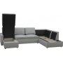 U soffa b�ddsoffa gr� - T�rn�