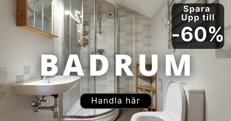 Rea p badrum - Black Friday