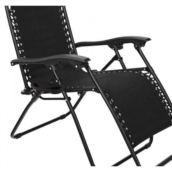 Sonnenliege Amalia - Schwarz Baden Baden + Textilimprägnierung für Outdoormöbel Sonnenliege Amalia - Schwarz Baden Baden + Textilimprägnierung für Outdoormöbel