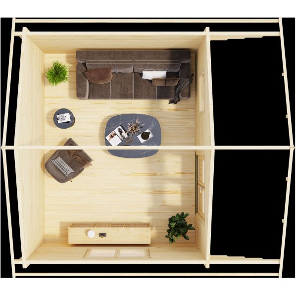 Attefallhaus Bodil C - 20,7 m² Attefallhaus Bodil C - 20,7 m²