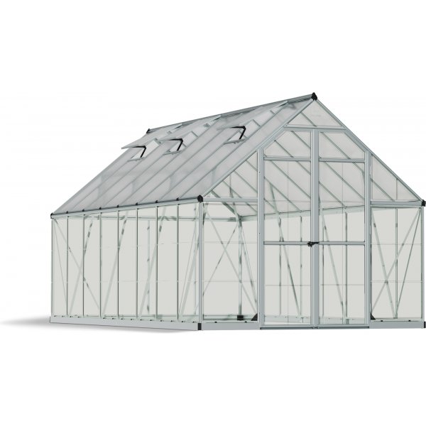 Canopia Balance Växthus i Polykarbonat 11,9 m² - Silver Canopia Balance Växthus i Polykarbonat 11,9 m² - Silver