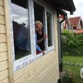 Montering av nya fönstret från hemfint.se Komplett karmskruvspaket TEMA Fönster
