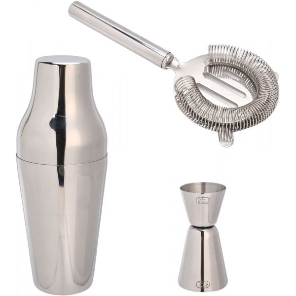 Sontell drinkset - Blankt st�l