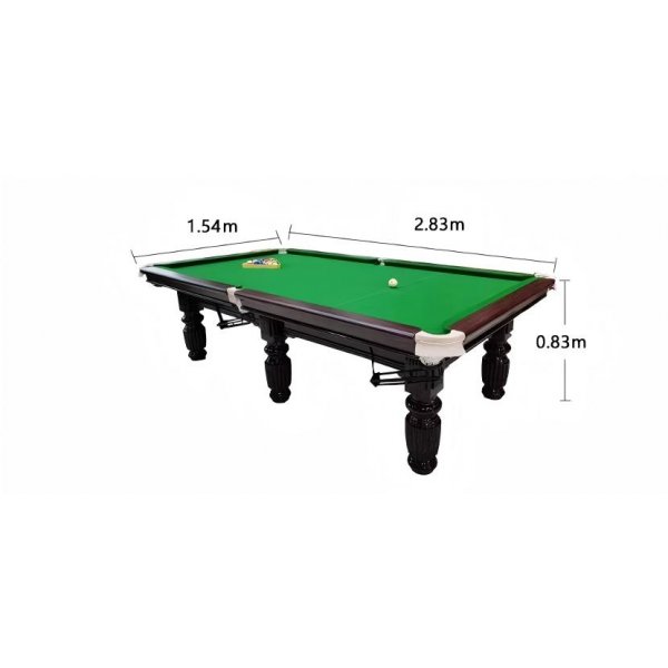 Marmoripllinen biljardipyt - 8 jalkaa