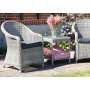Mercury utembelset med bord - Gr konstrotting
