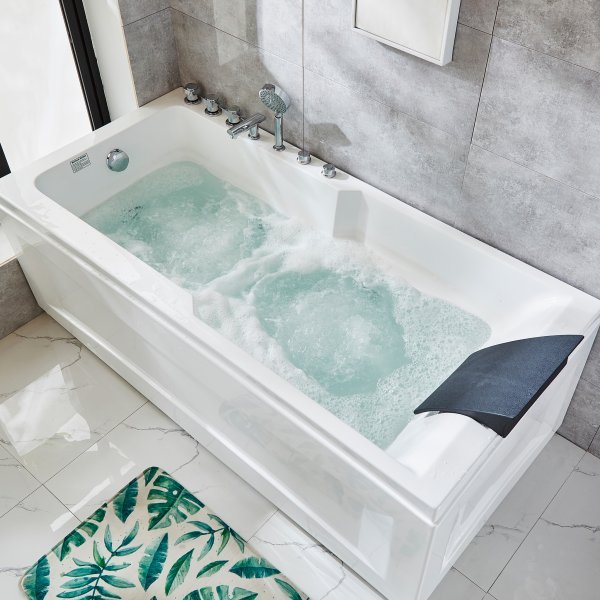 Bubbelbadkar 170x80cm | Isolerande högkvalitetsakryl | BK-001 Vänster Bubbelbadkar 170x80cm | Isolerande högkvalitetsakryl | BK-001 Vänster