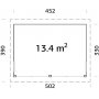 Friggebod Annabel 13,4 m