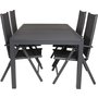 Holma Matgrupp (160x100) - Svart - 4 Stolar