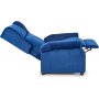 Reclinerf�t�lj i bl�tt tyg