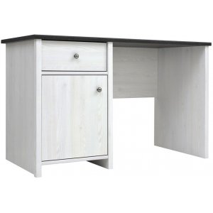 Salvador skrivbord 120 cm -  Vit/svart