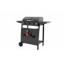 Gasolgrill med lock och varmh�llningsgaller - 3 br�nnare - svart