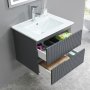 Badevrelsesmbler Dresden - Gr | 60 cm + 2.00 x Badevrelse krog