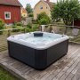 Spabad utomhus 5 sittplatser 200x200 cm Nordamist Nepton