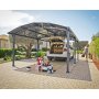Canopia Arcadia Metal Carport 3,6 x 6,5 - Gr