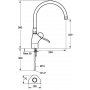 FM Mattsson Kksblandare 9000 Krom - 9150-0000