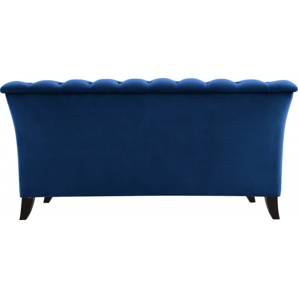 Soffa 2-sits chesterfield bl� - Milton