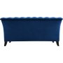 Soffa 2-sits chesterfield bl� - Milton