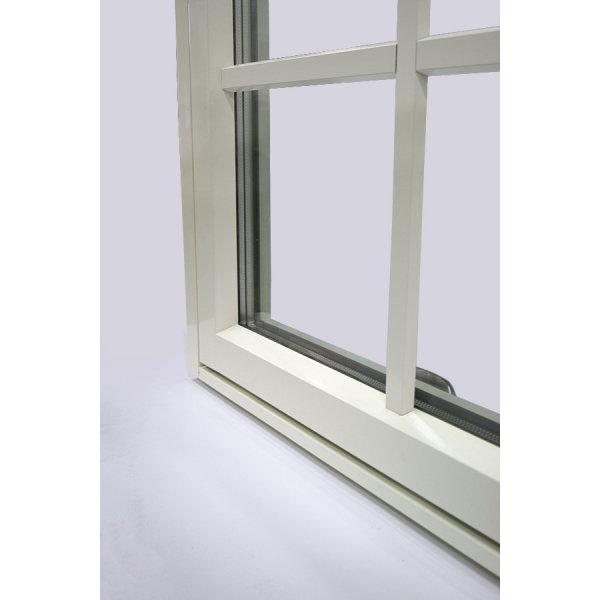 Vridf�nster med b�gpost - 3-glas - Aluminium - U-v�rde: 1,1