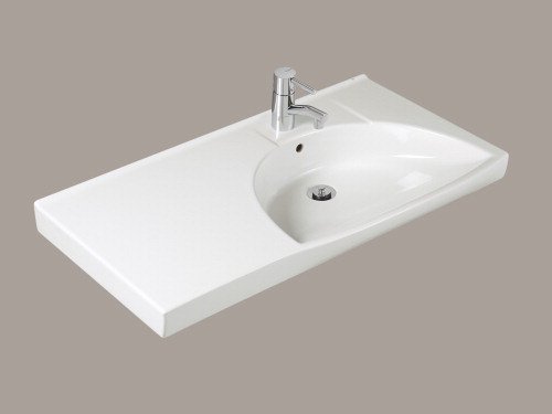 Ifö Sign Art tvättställ 90 cm höger 7472 Vit Ifö Sign Art tvättställ 90 cm höger 7472 Vit