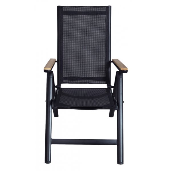 Svea positionsstol svart textilene med armstöd i ek-aintwood Svea positionsstol svart textilene med armstöd i ek-aintwood