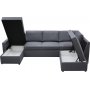B�ddsoffa U-form m�rkgr� - Dream
