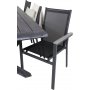 Ramsj Matgrupp (200x100) - Svart - 6 Stolar