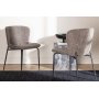 Modesto matstol - Brun boucle