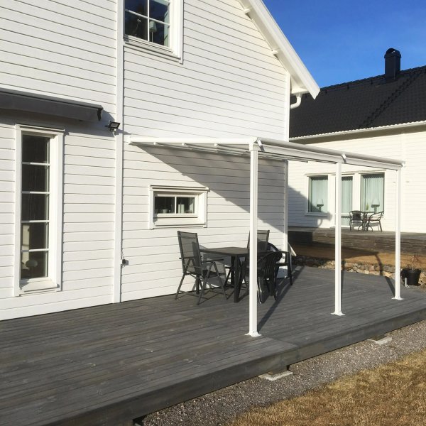 Altantak 370 x 250 x 212 cm - Vit Altantak 370 x 250 x 212 cm - Vit