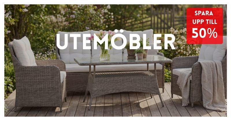 Utemöbel säsong Utemöbel säsong