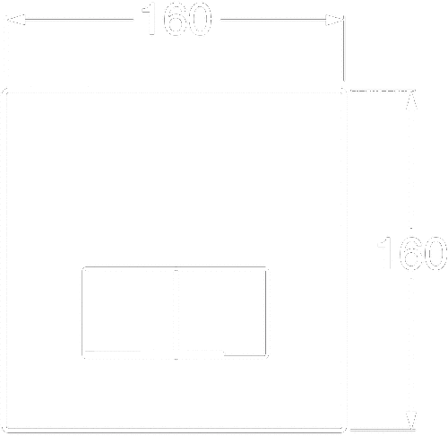 Gustavsberg Wall Print Triomont XS duo rustfrit stl