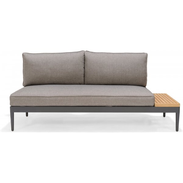 Lifestyle Garden Topaz Loungegruppe mit Tagesbett - Grau/Teak
