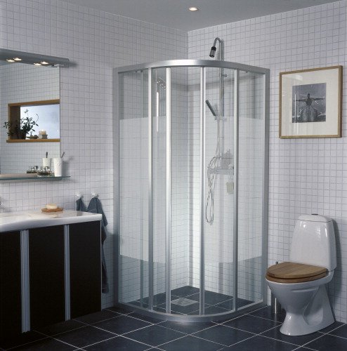 If� Solid SVR, kvartsrund duschv�gg