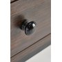 Skrivbord med l�dor valn�t 123 cm bred