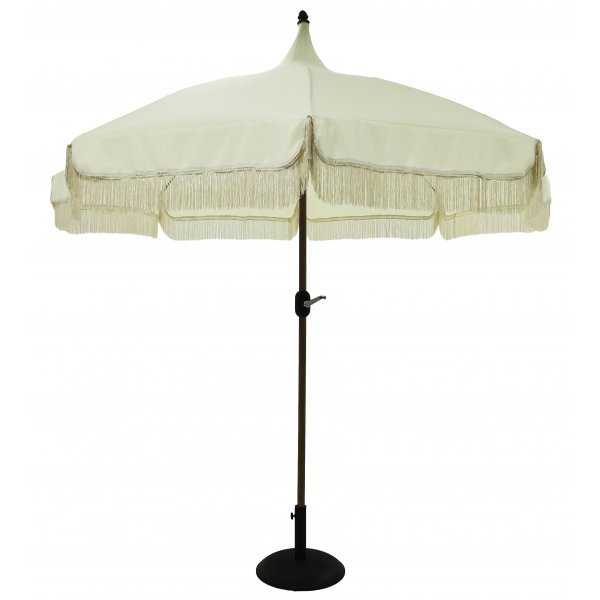 Sonnenschirm - Zirkus | mit Quasten | Ø270 cm | Beige Sonnenschirm - Zirkus | mit Quasten | Ø270 cm | Beige