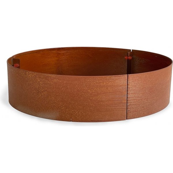 Corten-stlkrukke rund - 80 cm