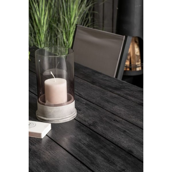 Ramsj Matgrupp (200x100) - Svart - 6 Stolar