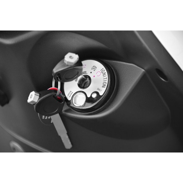 Elmoped 3000 W - Vit + Reflexsele Elmoped 3000 W - Vit + Reflexsele