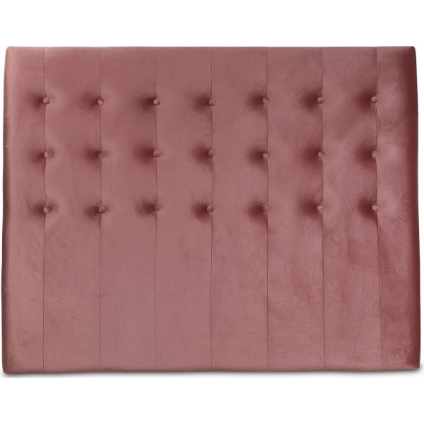 Centa s�nggavel med knappar 90 cm - Rosa sammet