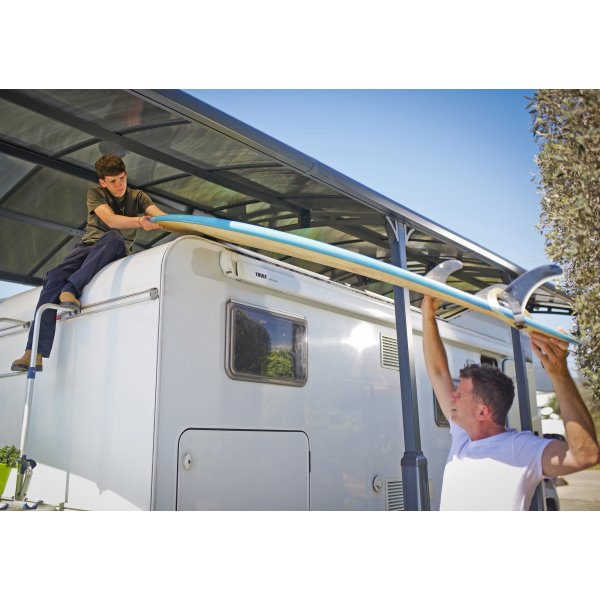 Canopia Alpine Metal Carport Til Autocamper 3,6 x 8,5 - Grå Canopia Alpine Metal Carport Til Autocamper 3,6 x 8,5 - Grå